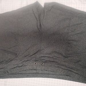 Active Life Heather Charcoal Athletic Crop Top